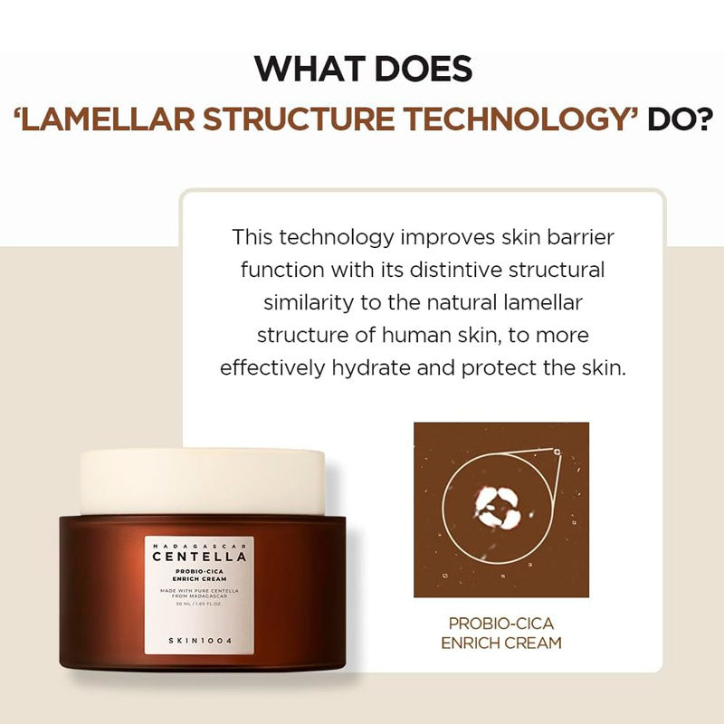 SKIN1004 Centella Enrich Cream texture and barrier benefits