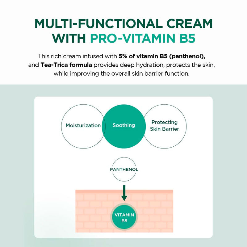 SKIN1004 Centella Tea-Trica Cream barrier repair formula
