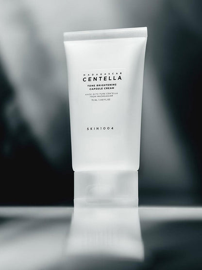 SKIN1004 Madagascar Centella Tone Brightening Cream with visible brightening capsules