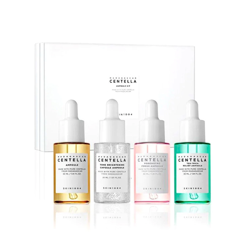 SKIN14Centella Ampoule Kit with 4 different ampoules