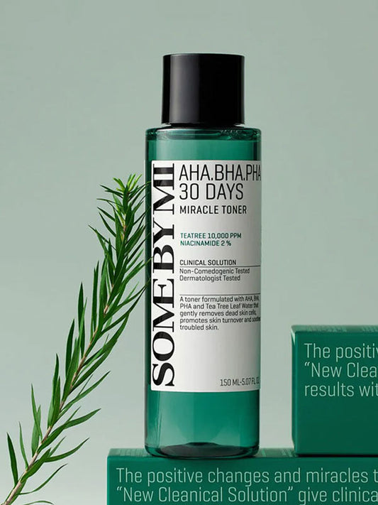 SOME BY MI AHA BHA PHA 30 Days Miracle Toner packaging
