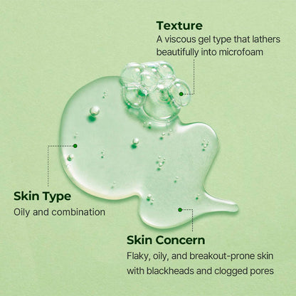 Torriden Balanceful Cica Cleansing Gel microbubble technology for deep cleansing