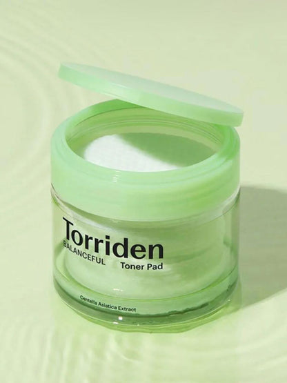 Torriden Balanceful Cica Toner Pad with 5D Cica Complex and dual-sided pads