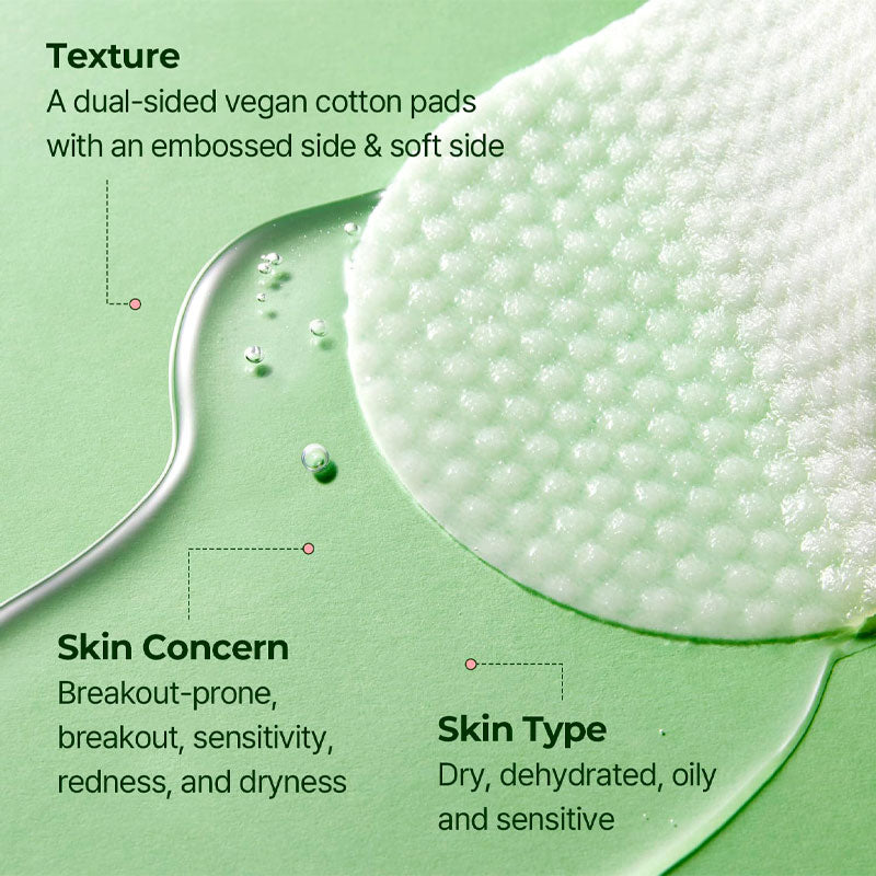 Torriden Balanceful Toner Pad embossed and smooth sides for exfoliation