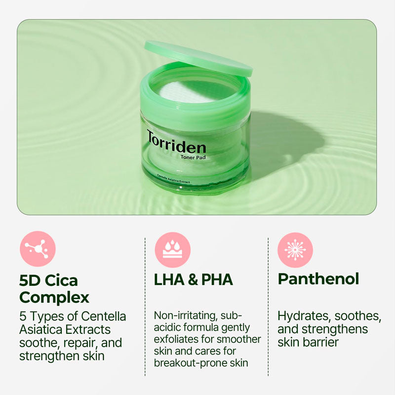 Torriden BALANCEFUL Toner Pad vegan cruelty-free Korean skincare
