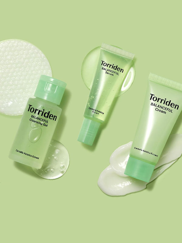 Torriden Balanceful Trial Kit travel-sized skincare set
