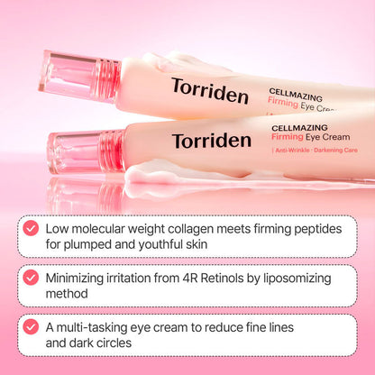 Torriden Cellmazing Cream firming and plumping benefits
