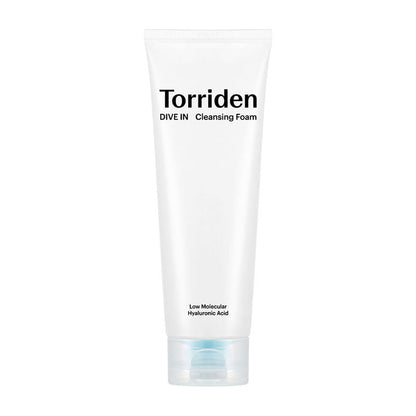 Torriden Dive-In Low Molecular Hyaluronic Acid Cleansing Foam with 8 types hyaluronic acid