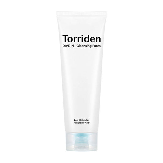 Torriden Dive-In Low Molecular Hyaluronic Acid Cleansing Foam with 8 types hyaluronic acid