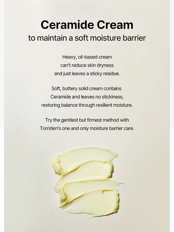 Torriden Solid-In Ceramide Cream barrier-strengthening moisturizer for retinol recovery